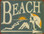 Schonberg Beach Metal Sign