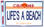 Life's a Beach Aluminum Sign