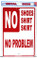 No Skirt No Problem Aluminum Sign