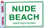 Nude Beach Newport Beach Aluminum Sign