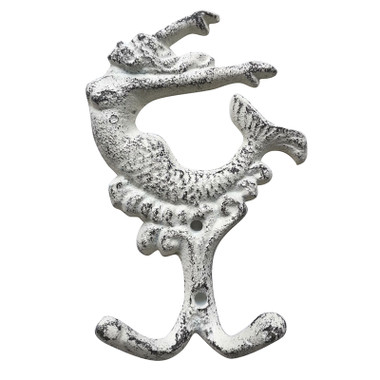 Whale Wall Hooks- Nautical Cast Iron Wall Hooks - California Seashell  Company