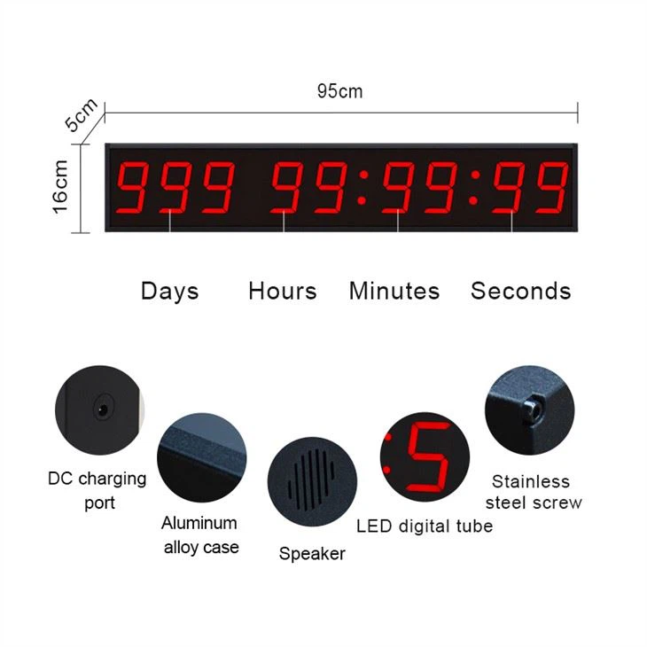 SCC24  999 Day Event Count Down  timer. Features.