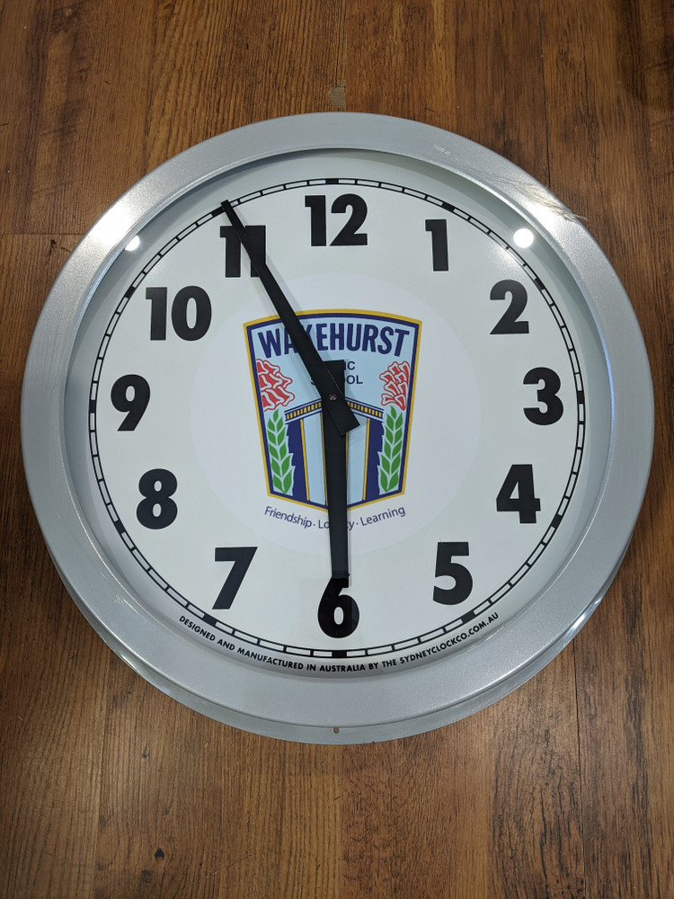 540mm Outdoor Clock with Emblem.