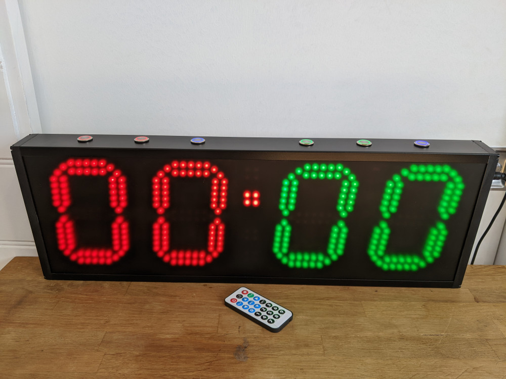 SCC21 Digital Scoreboard with IR Remote Control.