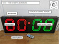 SCC21 Digital Scoreboard with dimensions.