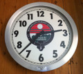 Outdoor Clock with Custom Dial - 540mm Diameter Mercury Silver - Battery Operated