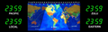 BRG Geochron Time Zone Display with 4 x zones