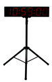 SCC22 Super Bright LED clock and timer on tripod.