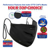 OTTO CAP Contoured Face Mask w/ Adjustable Straps & Nose Strip