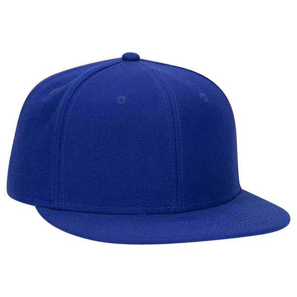 OTTO CAP "OTTO FIT" 6 Panel Mid Profile Flat Visor Baseball Cap