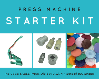 STARTER KIT for Metal Snaps  Professional Snap Press Machine
