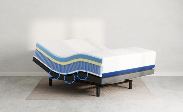 bed frames for hybrid mattresses