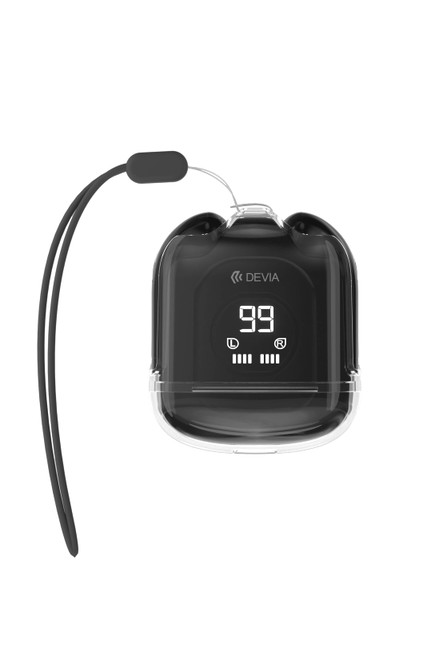 DEVIA Smart Series TWS-M6 Clip-on Earphones with Charging Box - 6938595399282