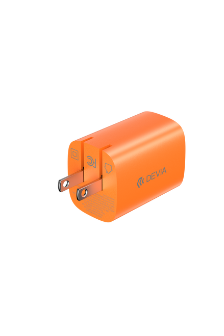 Devia Ultra6 PD 40W Dynamic GaN Charger (US Max 60W) Orange 