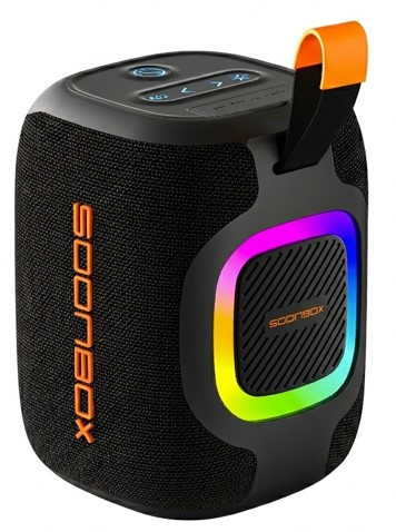 Soonbox S3700MINI 20W Portable Bluetooth Speaker - RGB Lights, TWS Stereo Pairing & 8 Hrs Playtime | Encore Cellular