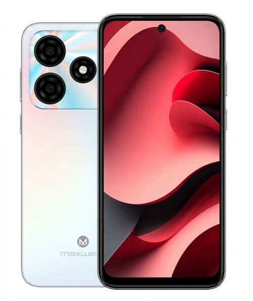 Pearl White  Maxwest Gravity G67: 128GB, 50MP Camera, Android 15 | Encore Cellular