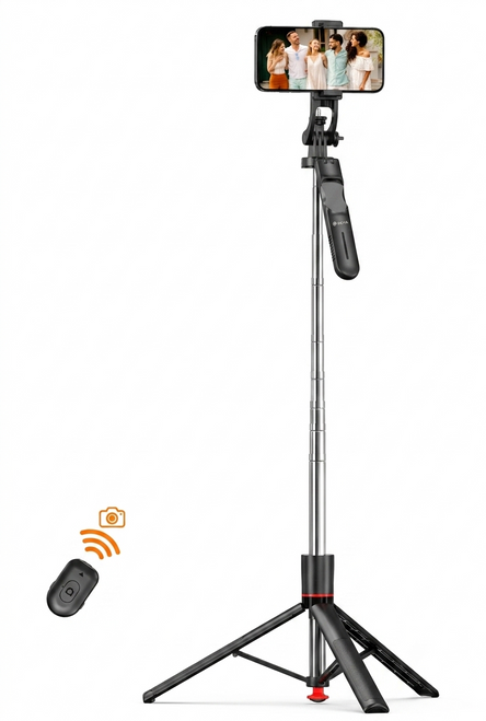 DEVIA Pro1 Multifunctional 360° Rotation Selfie Stick & Tripod Stand