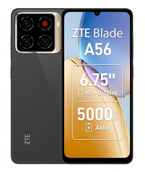 ZTE Blade A56 | 128 GB | 5000 mAH | Black | Encore Cellular Canada