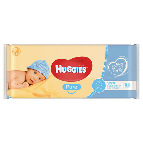 Huggies Baby Wipes Pure 56 count