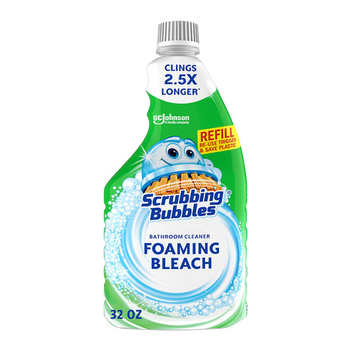 Scrubbing Bubbles Foaming Bleach Bathroom Cleaner, Refill Bottle, 32 oz