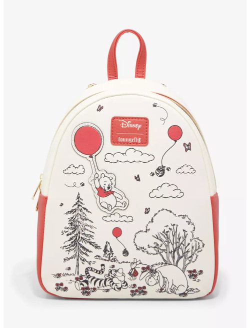 Loungefly Disney Winnie The Pooh Balloons Mini Backpack