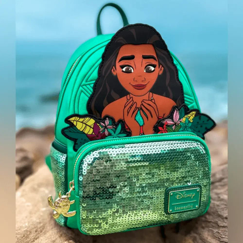 Loungefly Moana Heart of Te Fiti Sequins Mini Backpack