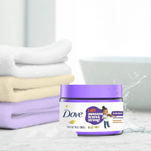 Dove Kids Care Slime Body Wash Berry Smoothie Hypoallergenic Skin Care - 10 oz