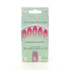 Plant Based Rose Red Ombre Coffin Nail