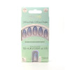 Plant Based Light Blue Ombre Stiletto Nail