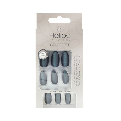 Gel Effect Artificial Nail - Stiletto Cateye 24PC