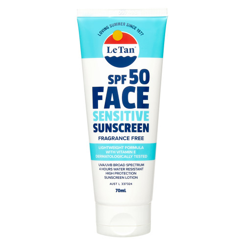SPF50 Sensitive Face Sunscreen 70mL