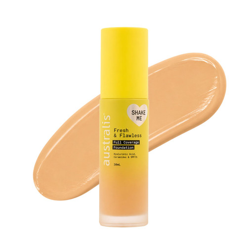 Fresh & Flawless Full Coverage Foundation Latte - Labeled Tester
