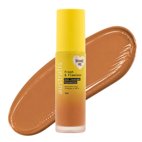 Fresh & Flawless Full Coverage Foundation Almond - Labeled Tester