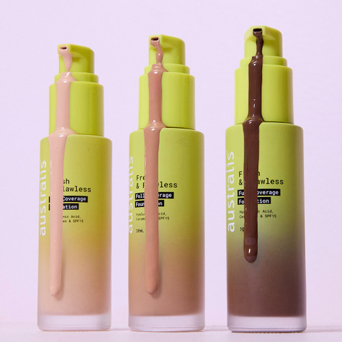 Australis Fresh & Flawless Full Coverage Foundation - Cocoa