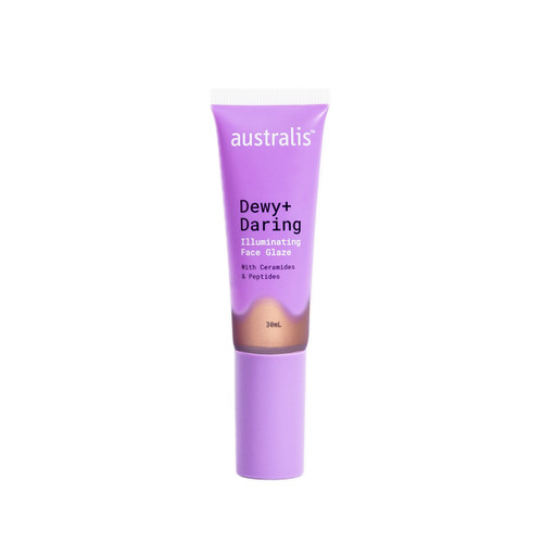 Australis Dewy + Daring Illuminating Face Glaze Sunlight - Labeled Tester