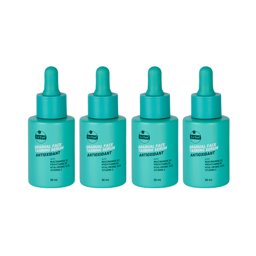 4 Pack Gradual Face Tanning Serum Antioxidant