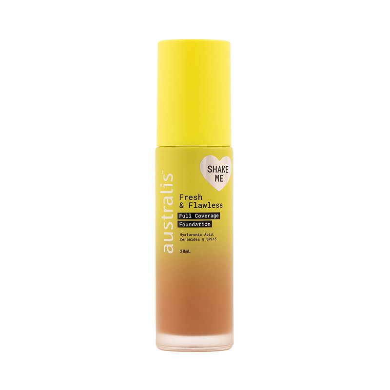 Fresh & Flawless Full Coverage Foundation Almond - Labeled Tester