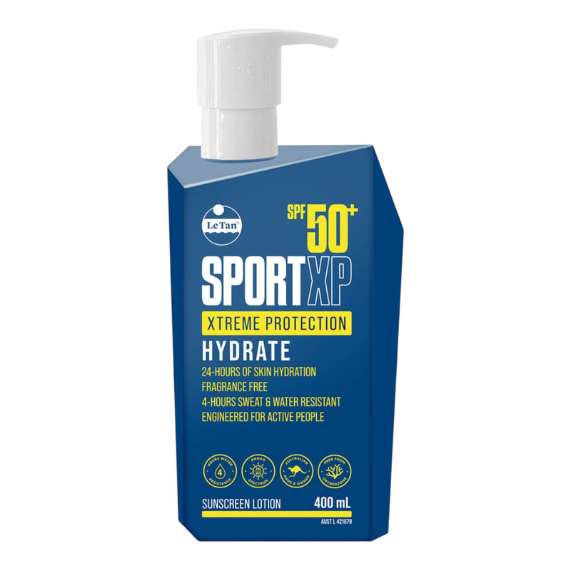 Le Tan SPF50+ SportXP Xtreme Protection Hydrating Sunscreen 400ml