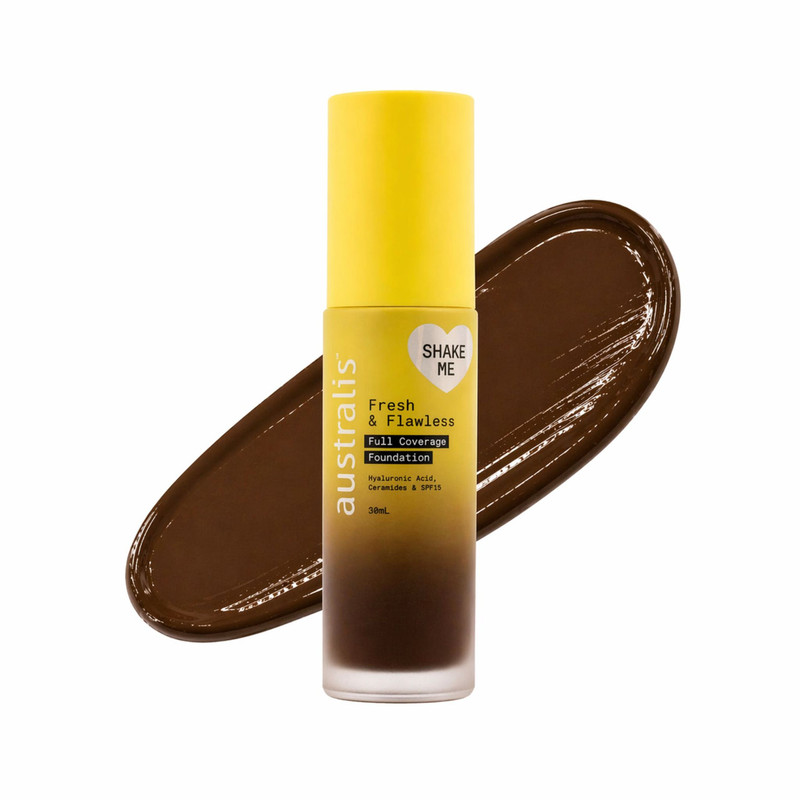 Australis Fresh & Flawless Full Coverage Foundation - Cocoa