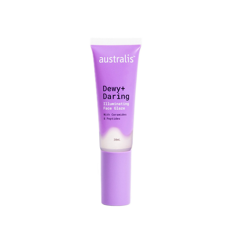 Australis Dewy + Daring Illuminating Face Glaze Moonlight -Labeled Tester