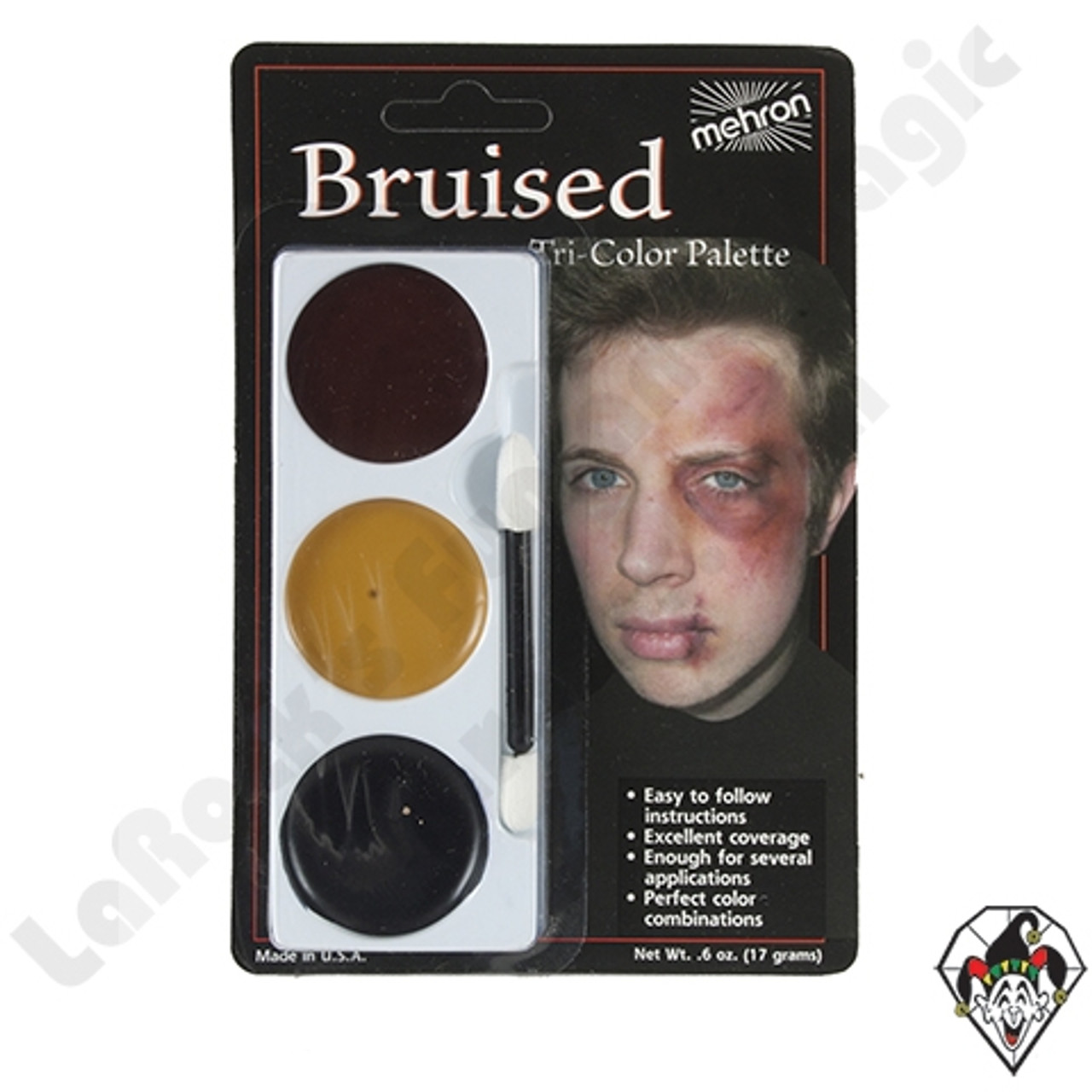Tri-Color Bruise Make-Up Palette Mehron