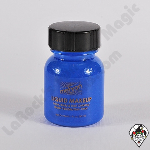 FacePainting Mehron Face Paint Brushes Liquid Makeup Blue