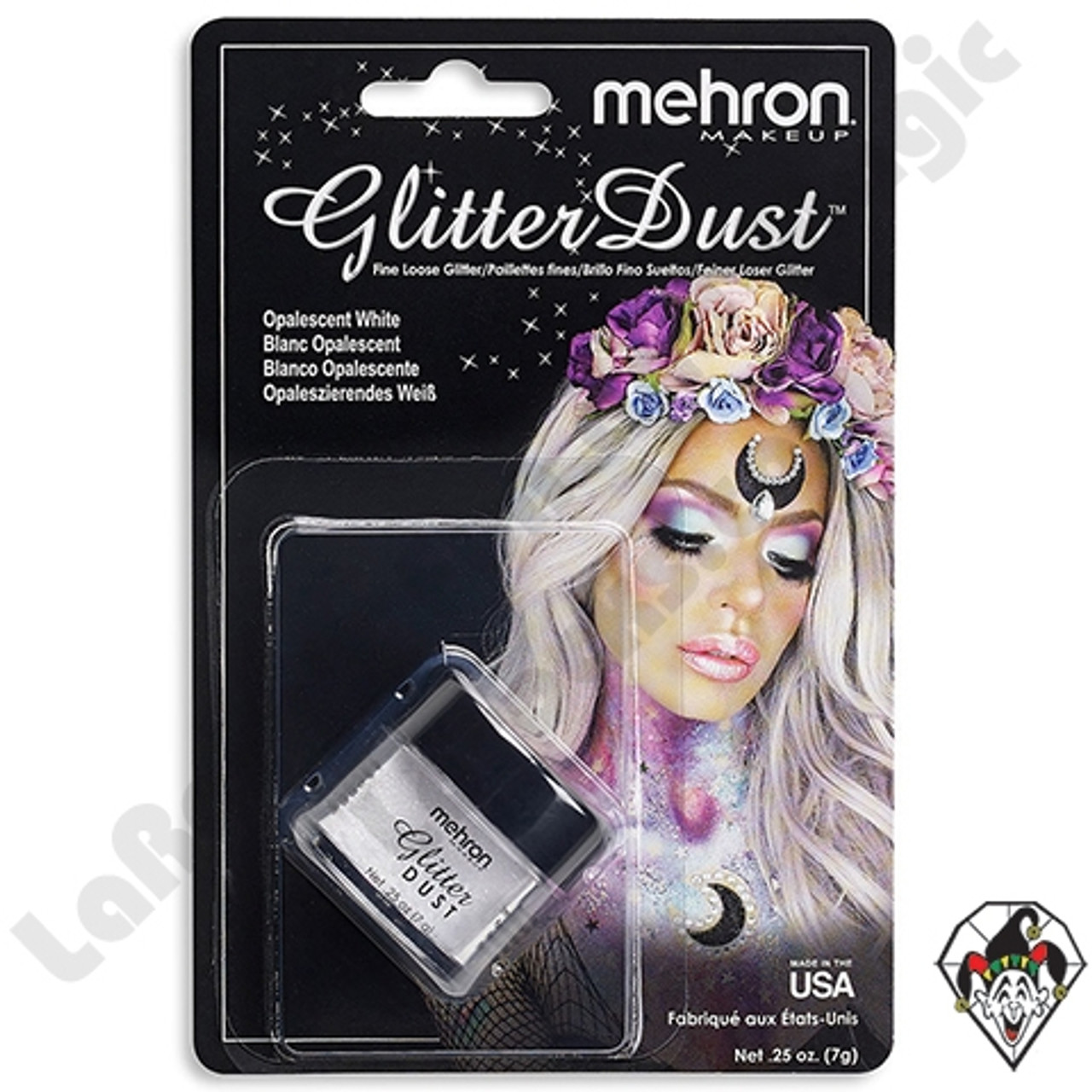 Face-Painting Mehron Face Paint Brushes Face-Painting Mehron Face Paint  Brushes Glitter Dust Opalescent White
