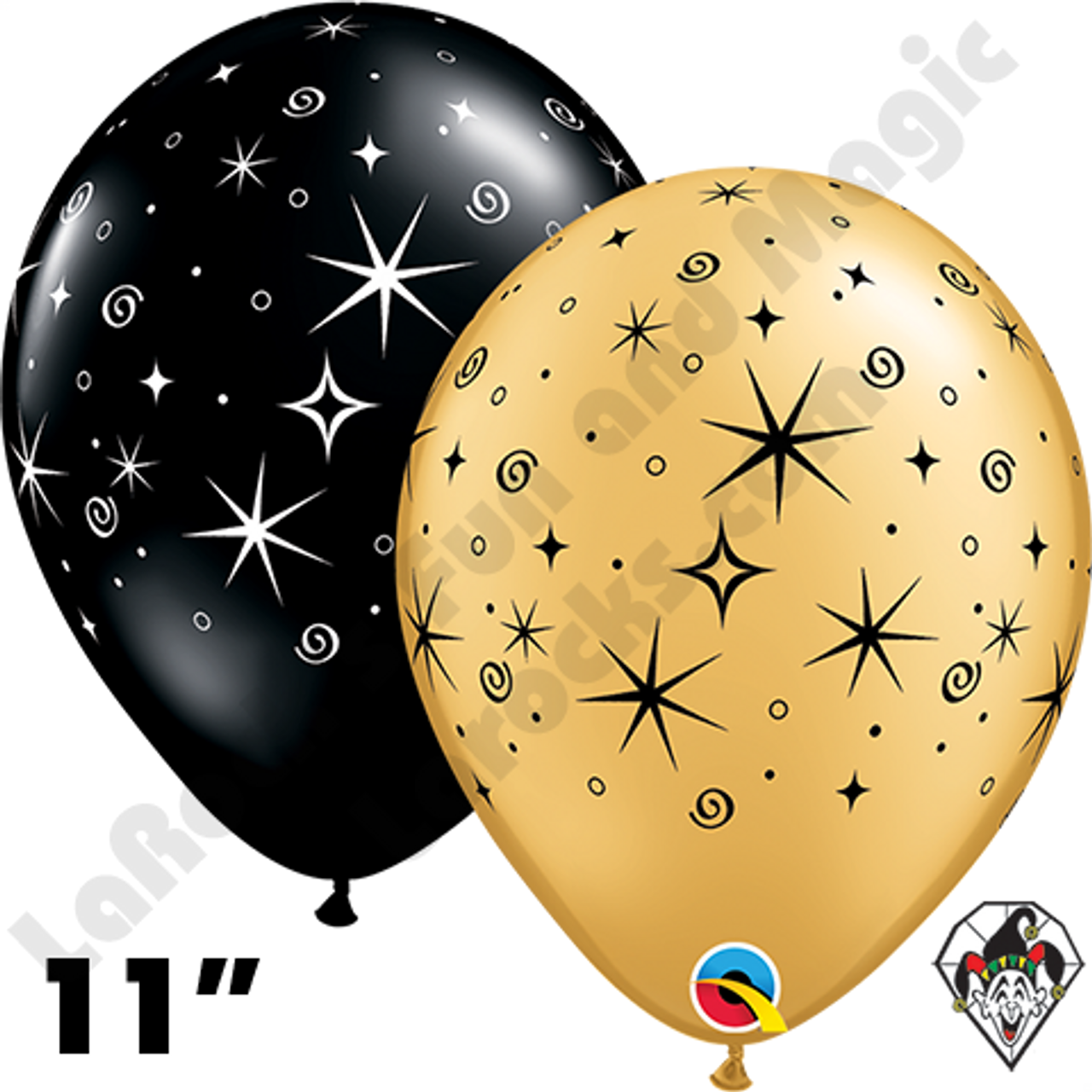 Gold Diamond Star Stickers for Clear Deco Bubble Balloons