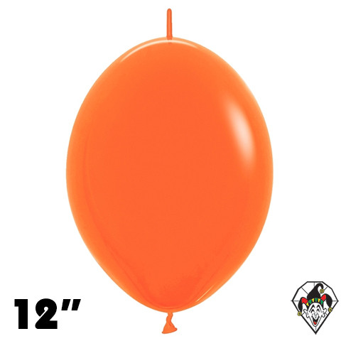 12 Inch Fashion Orange Link-O-Loon Sempertex 50ct