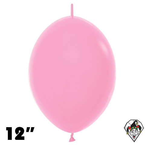 12 Inch Fashion Bubble Gum Pink Link-O-Loon Sempertex 50ct