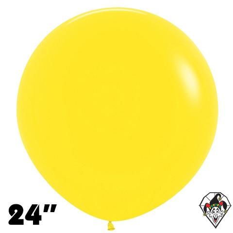 24 Inch Round Fashion Yellow Sempertex 10ct