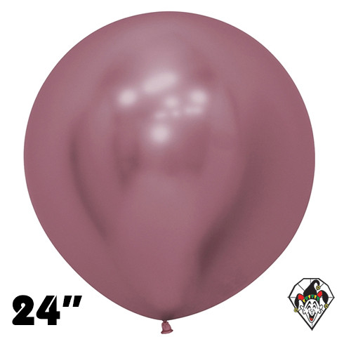 24 Inch Round Reflex Pink Sempertex 10ct