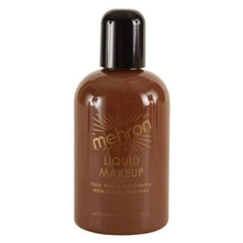 Liquid Makeup Brown 16 oz Mehron