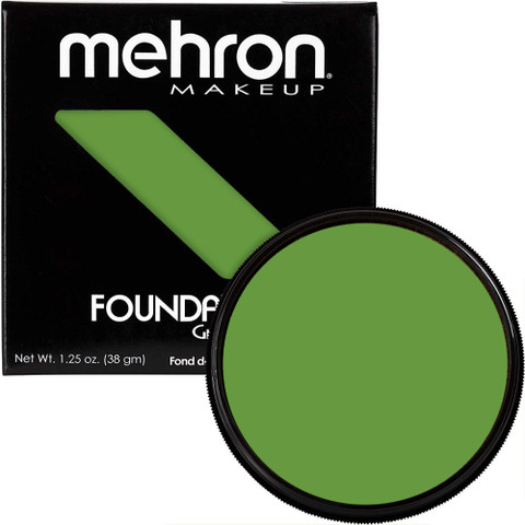 Foundation Greasepaint Green Mehron